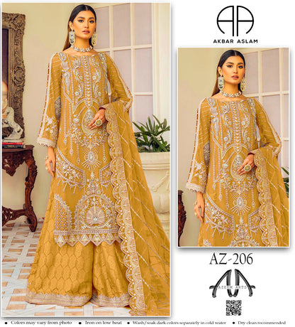 AKBAR ASLAM Festive Wear Organza 206