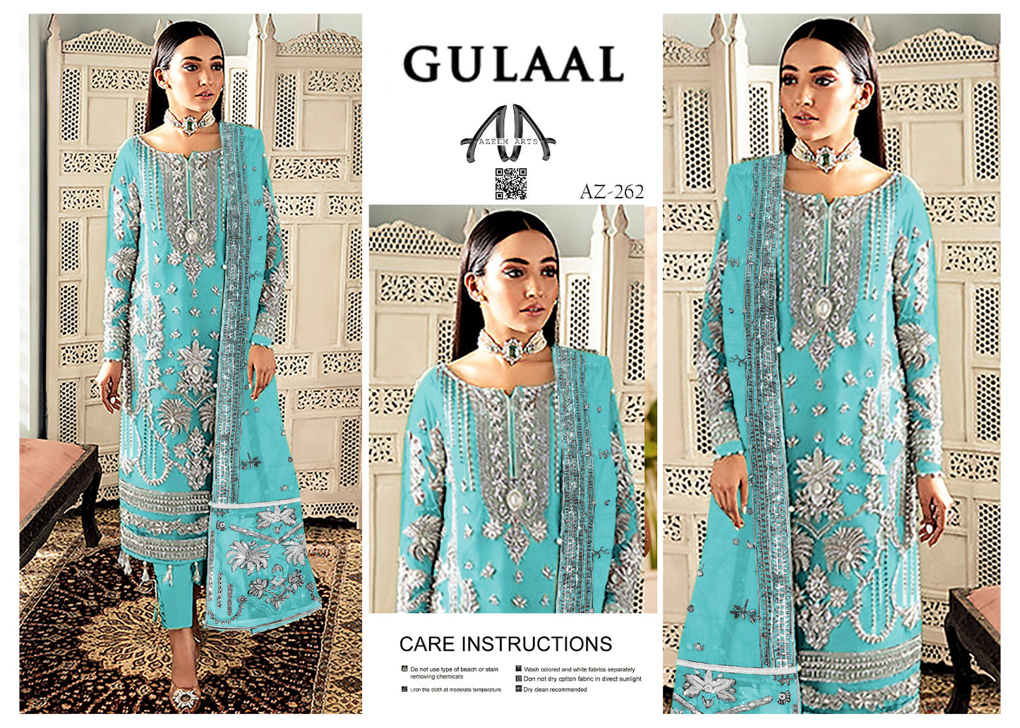 Gulaal Festive Wear NET Fabric 262