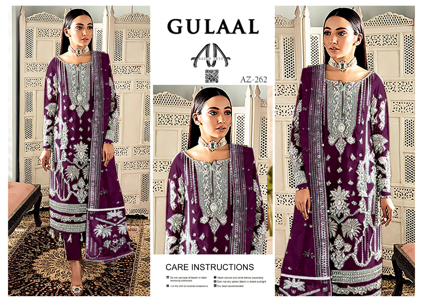 Gulaal Festive Wear NET Fabric 262