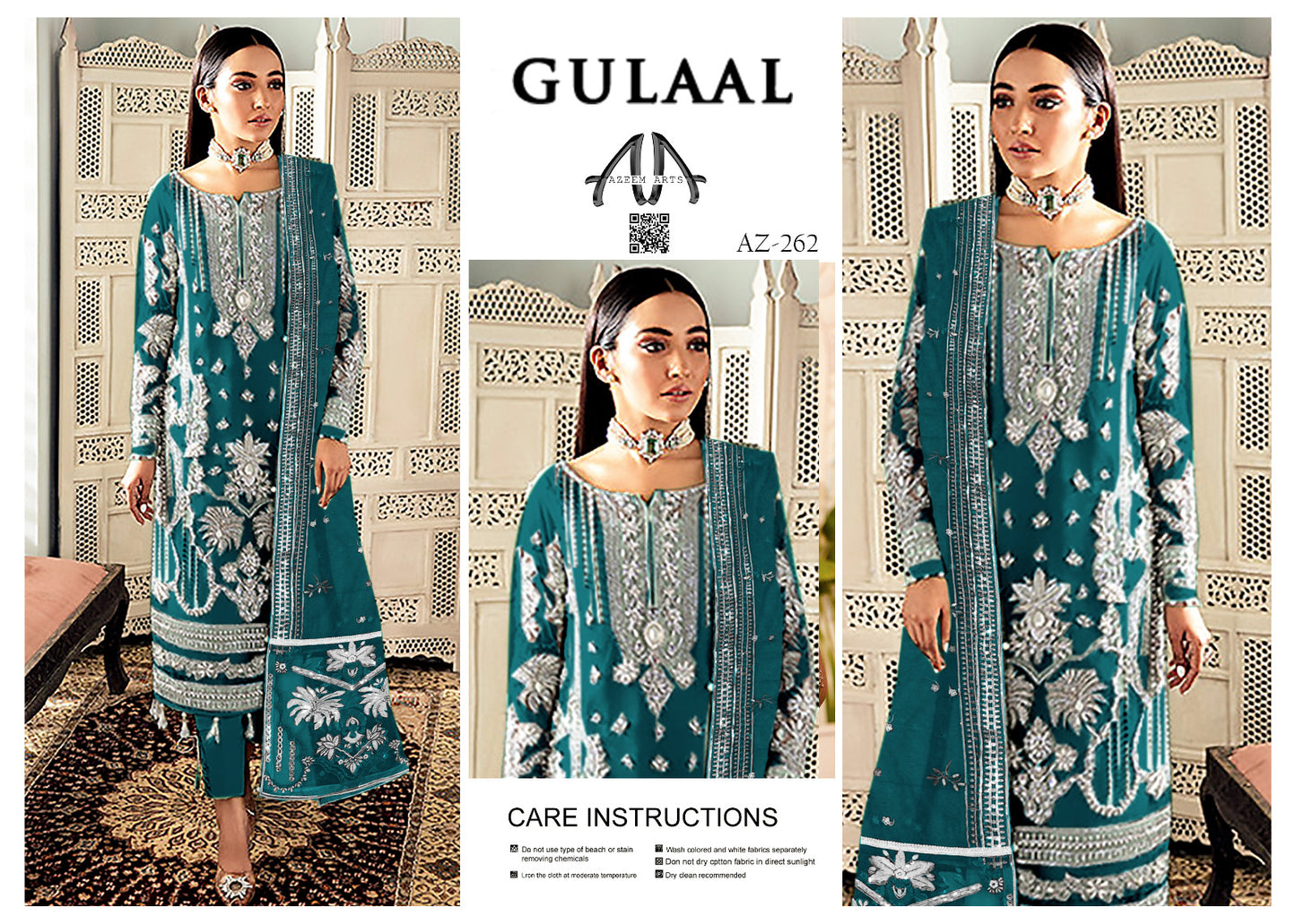 Gulaal Festive Wear NET Fabric 262