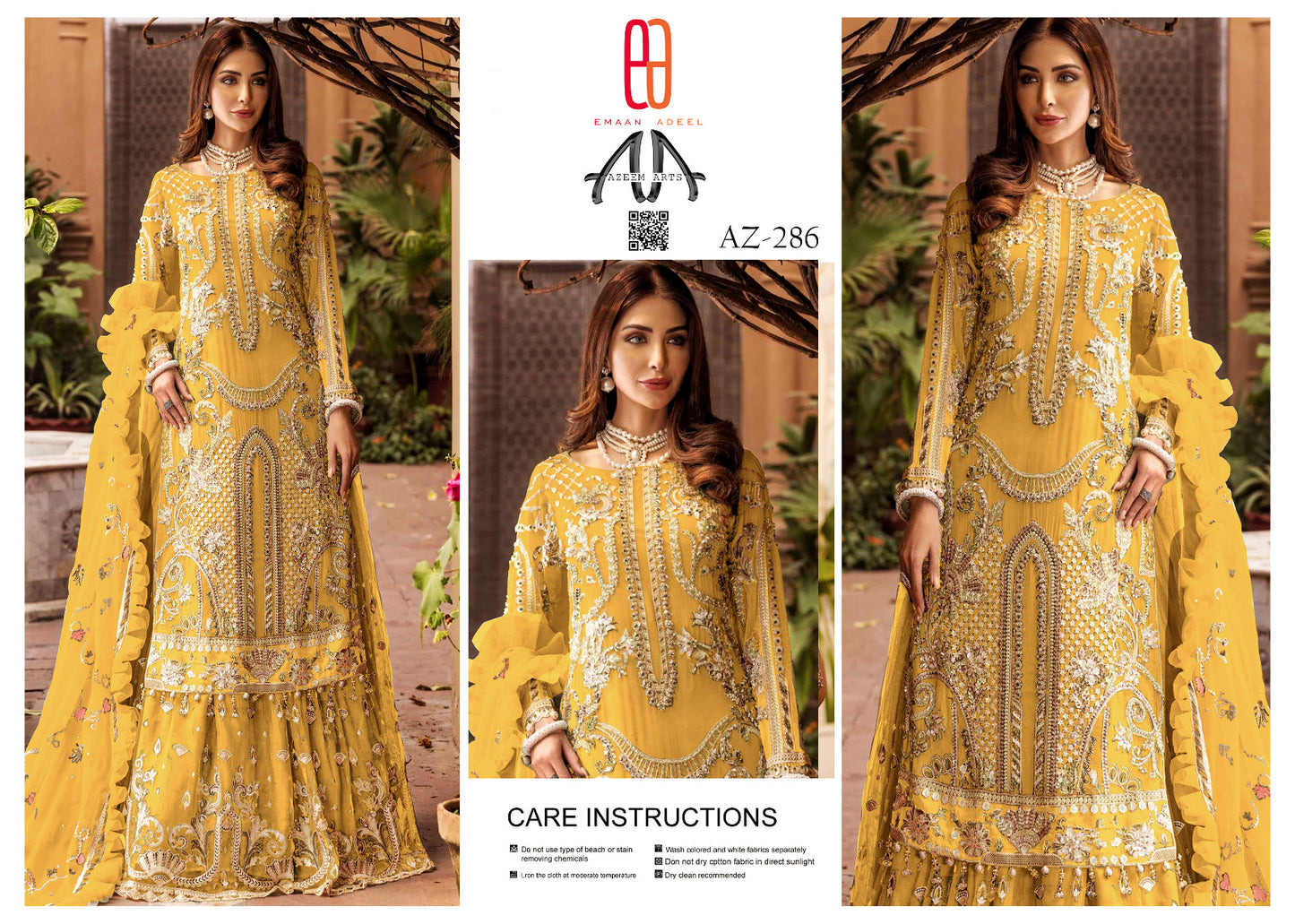 EMAAN ADEEL Festive Wear Organza 286