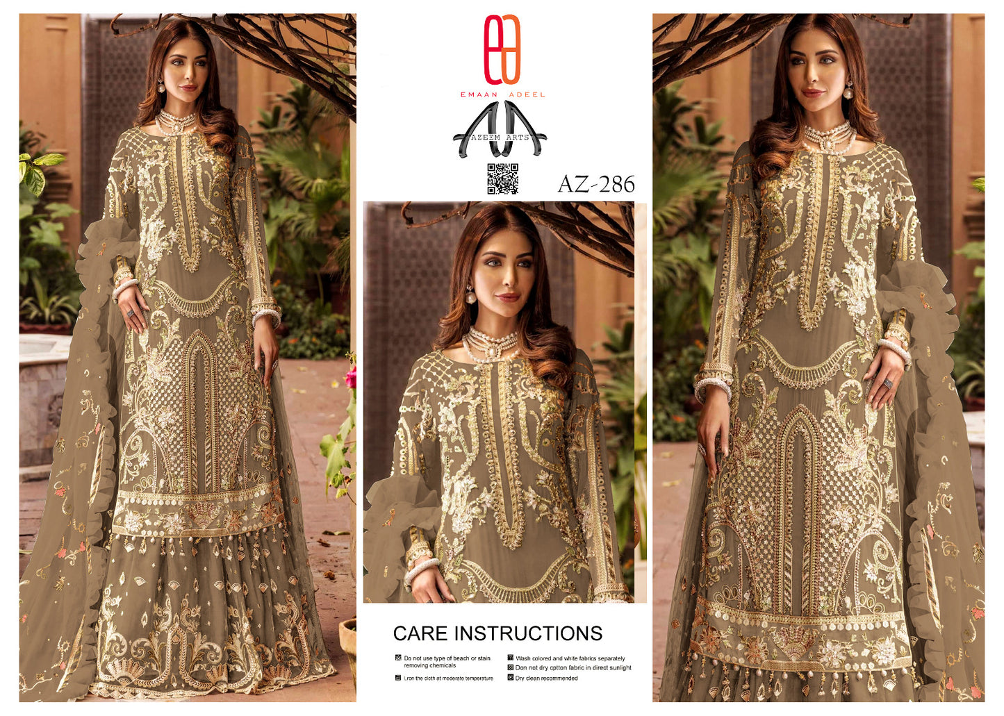 EMAAN ADEEL Festive Wear Organza 286