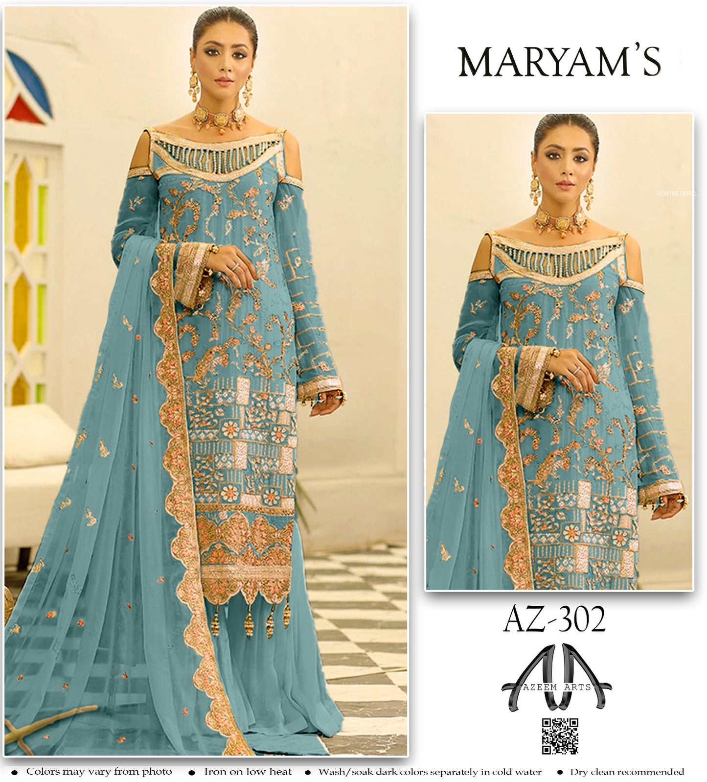 MARYAM's Festive wear Chiffon 302