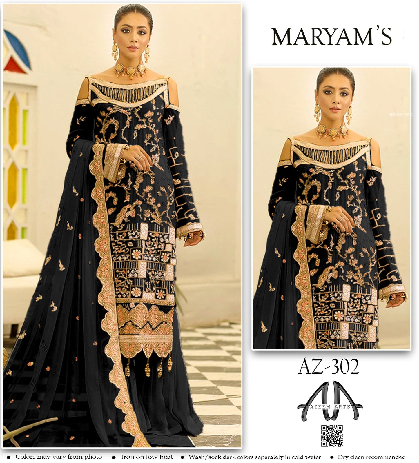 MARYAM's Festive wear Chiffon 302