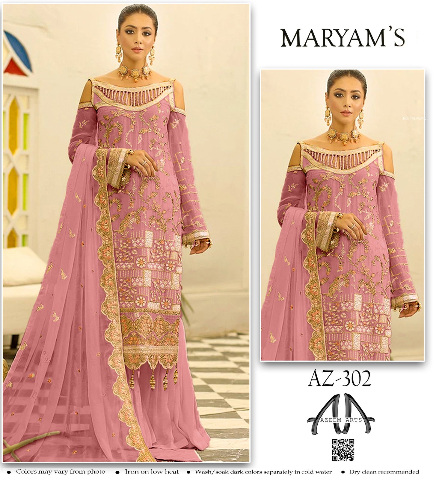 MARYAM's Festive wear Chiffon 302