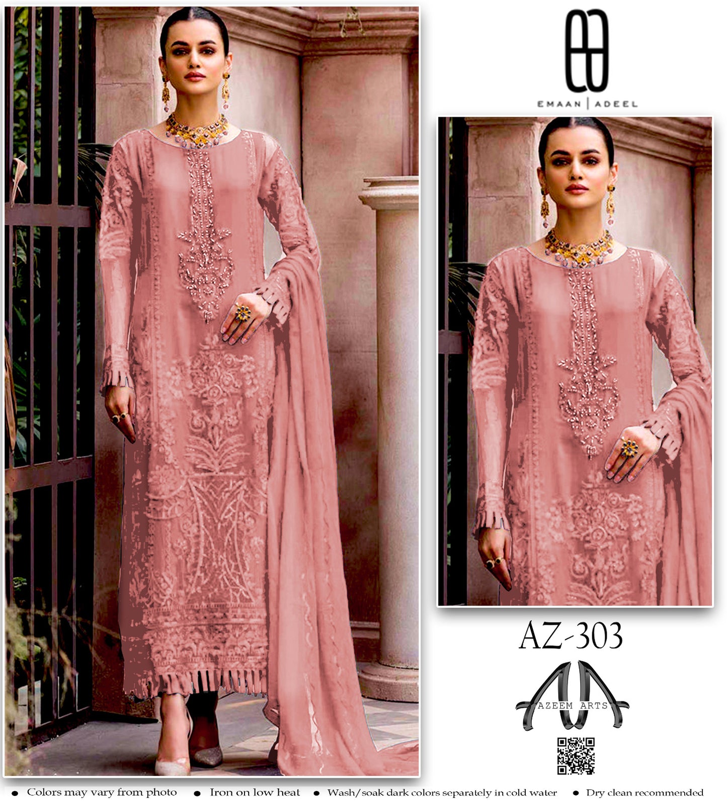 Emaan Adeel Chiffon Festive Wear 303