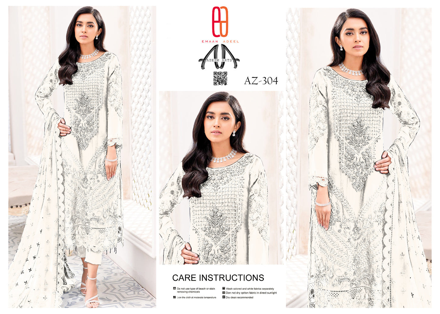 EMAAN ADEEL Festive Wear Organza 304