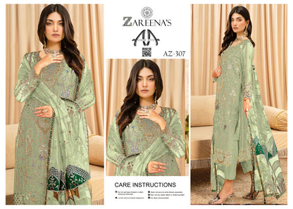 Zareenas Chiffon Festive Wear 307