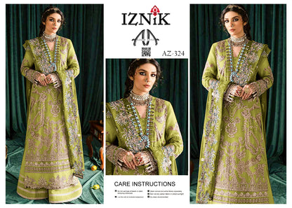 IZNIK organza Festive wear 324