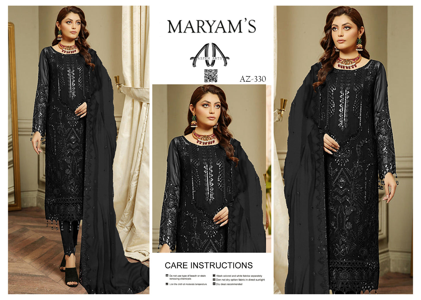 MARYAM'S Festive Wear Chiffon 330