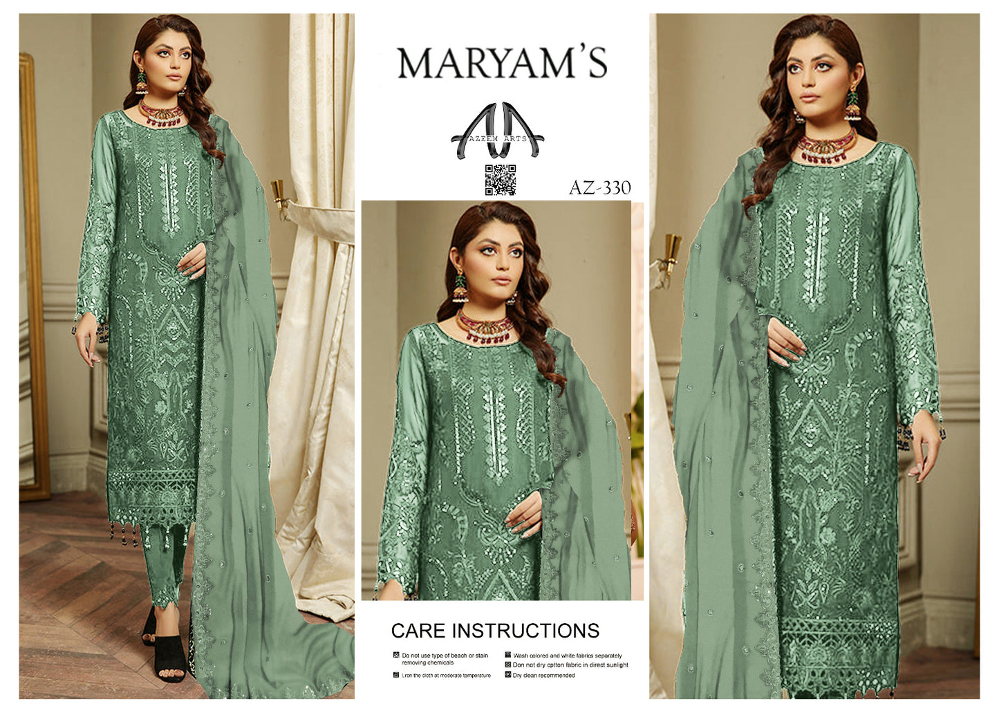 MARYAM'S Festive Wear Chiffon 330