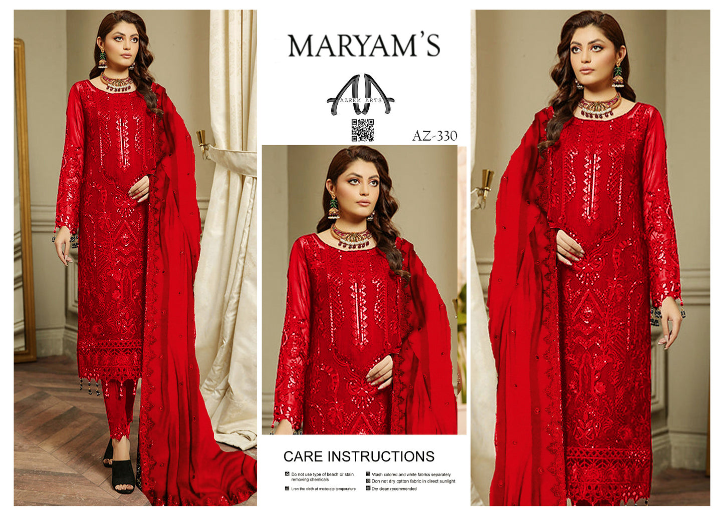 MARYAM's Festive Wear Chiffon 330