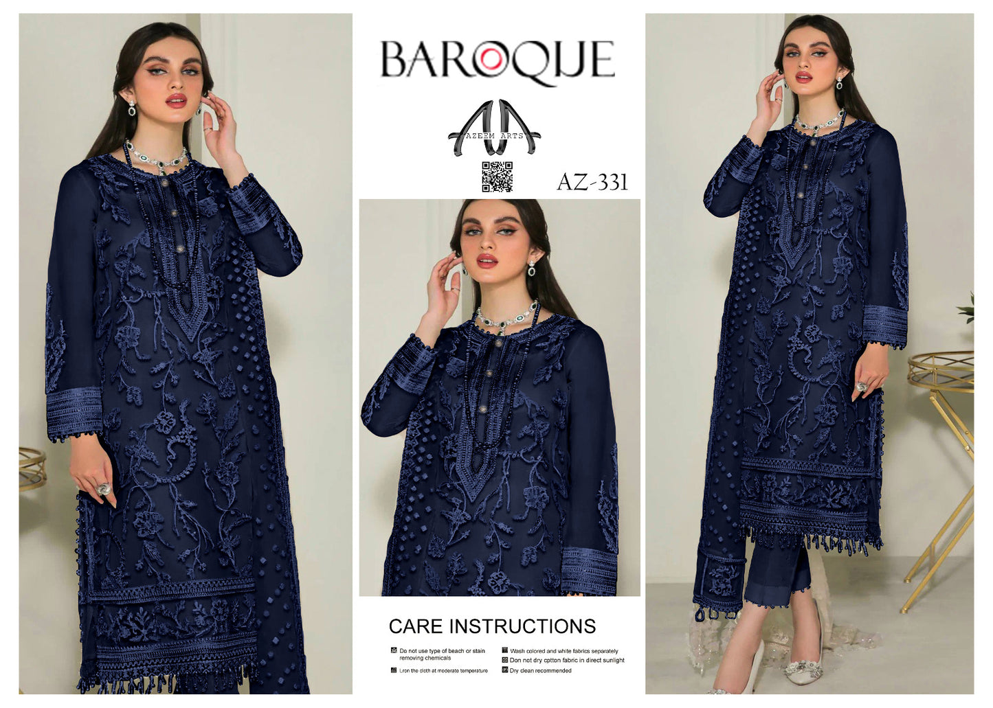 BAROQUE Chiffon Festive Wear 331