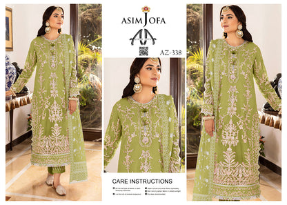 ASIM JOFA organza Festive wear 338