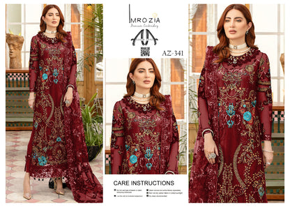 IMROZIA Festive Wear Chiffon 341