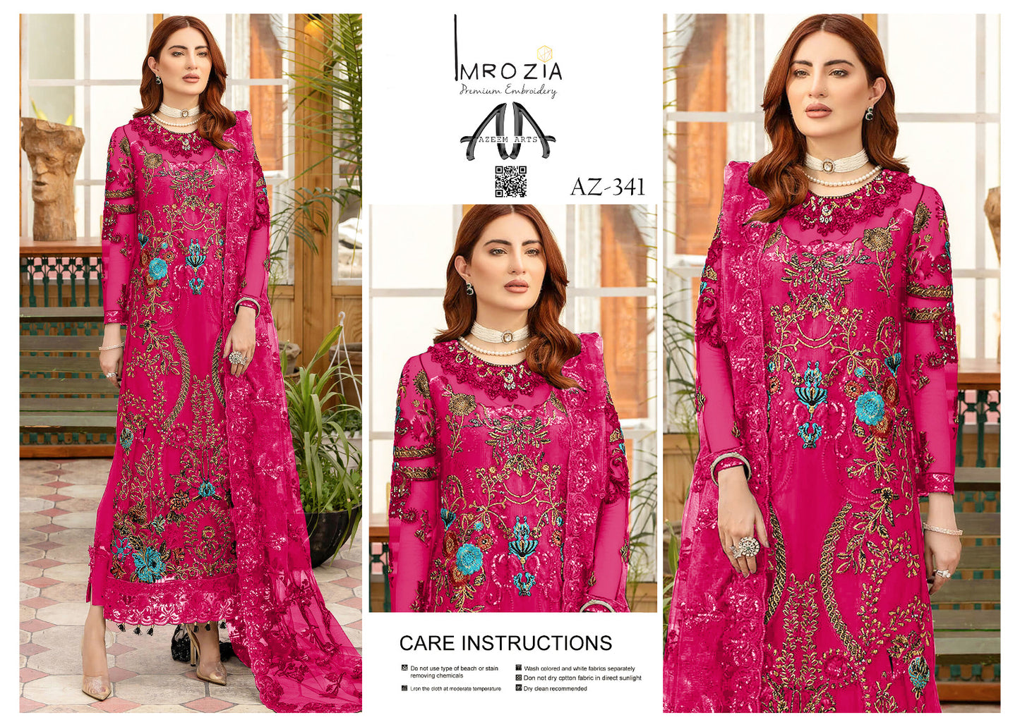 IMROZIA Festive Wear Chiffon 341