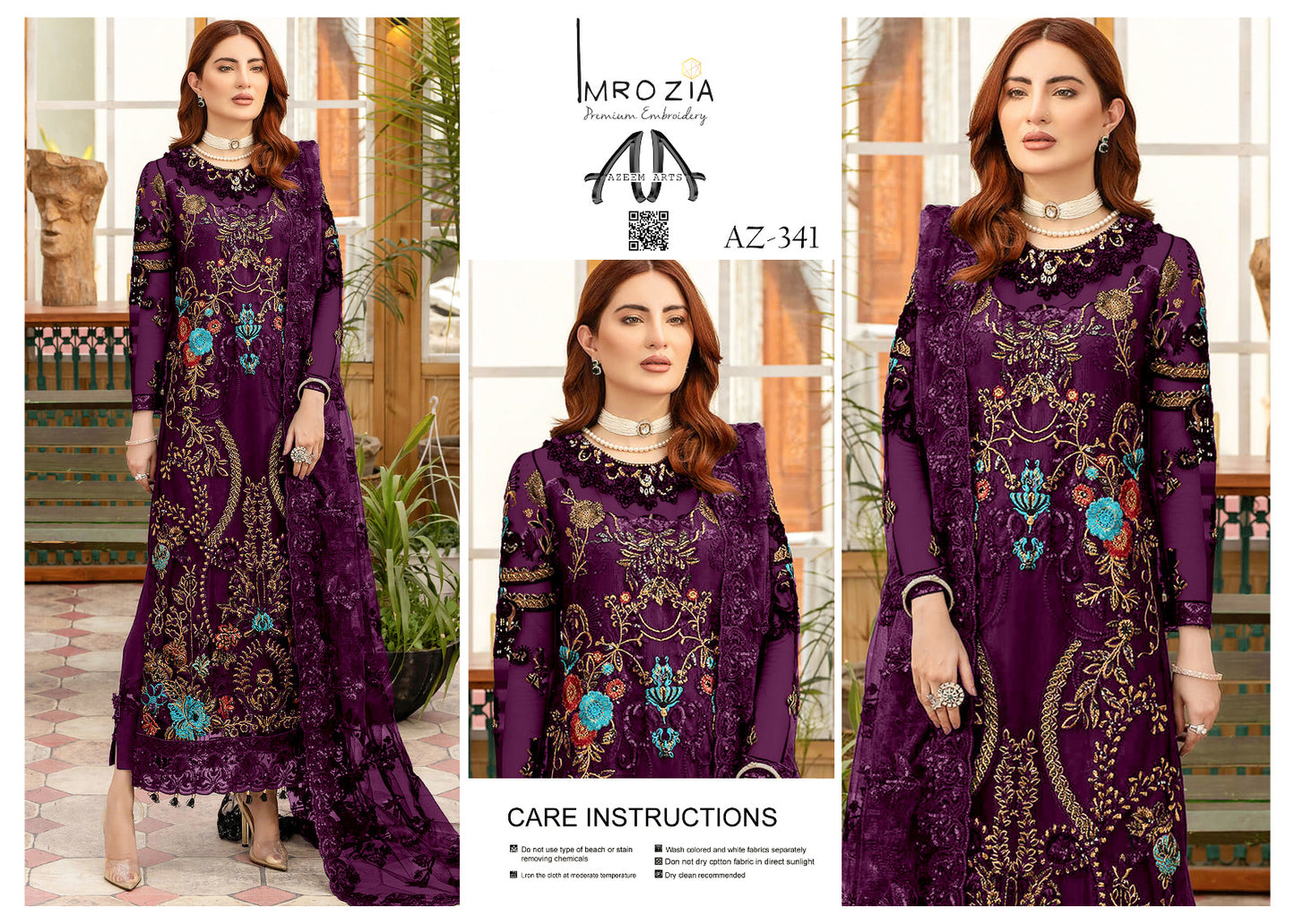 IMROZIA Festive Wear Chiffon 341